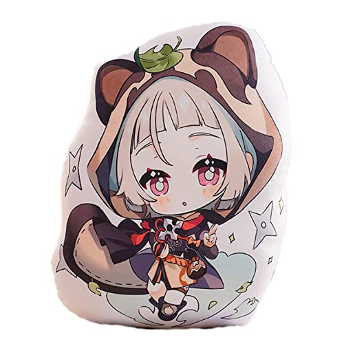 Flyshun Furina Neuvillette Plüsch Kissen Wurfkissen 45cm Charakter Zimmer Dekor Cosplay Zubehör (Sayu) von Flyshun