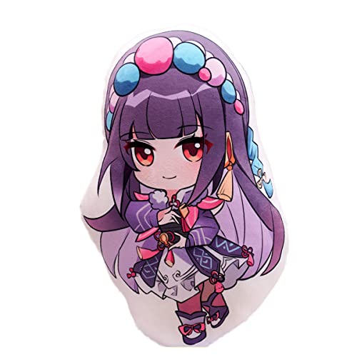 Flyshun Furina Neuvillette Plüschkissen Wurfkissen 45 cm Charakter Raumdekor Cosplay Zubehör (Yunjin) von Flyshun