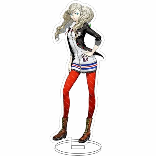 Flyshun Joker Figur Acryl Stehend Spiel Charaktere Acryl Ornamente Stand Modell, Tisch Dekoration, Anime Sammlungen Peripherie (Ann Takamaki 1) von Flyshun