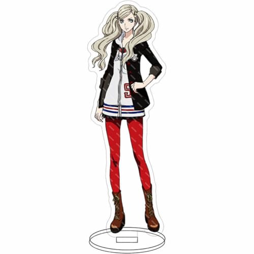 Flyshun Joker Figur Acryl Stehend Spiel Charaktere Acryl Ornamente Stand Modell, Tisch Dekoration, Anime Sammlungen Peripherie (Ann Takamaki 2) von Flyshun