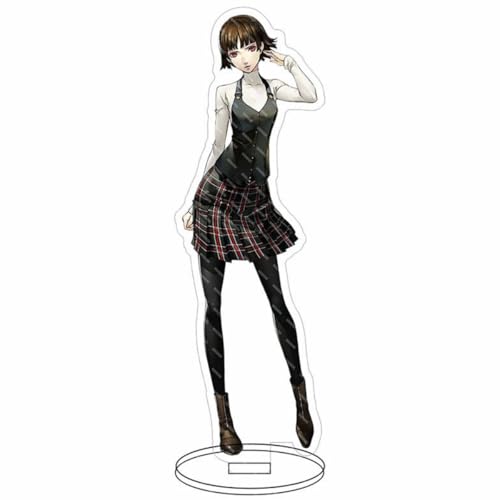 Flyshun Joker Figur Acryl Stehend Spiel Charaktere Acryl Ornamente Stand Modell, Tisch Dekoration, Anime Sammlungen Peripherie (Makoto Niijima 1) von Flyshun
