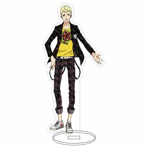 Flyshun Joker Figur Acryl Stehend Spiel Charaktere Acryl Ornamente Stand Modell, Tisch Dekoration, Anime Sammlungen Peripherie (Ryuji Sakamoto 2) von Flyshun