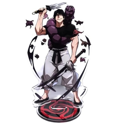 Flyshun Satoru Gojo Figur Acryl Stehend Spiel Charaktere Acryl Ornamente Stand Modell, Tisch Dekoration, Anime Sammlungen Peripherie (Fushiguro Toji 1) von Flyshun