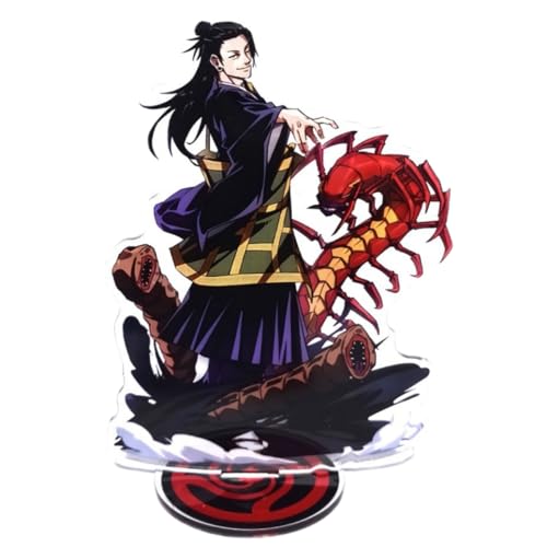 Flyshun Satoru Gojo Figur Acryl Stehend Spiel Charaktere Acryl Ornamente Stand Modell, Tisch Dekoration, Anime Sammlungen Peripherie (Geto Suguru 2) von Flyshun