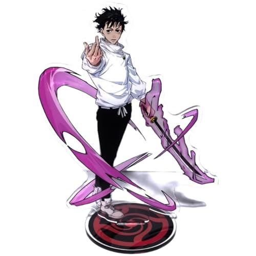 Flyshun Satoru Gojo Figur Acryl Stehend Spiel Charaktere Acryl Ornamente Stand Modell, Tisch Dekoration, Anime Sammlungen Peripherie (Okkotsu Yuta 2) von Flyshun