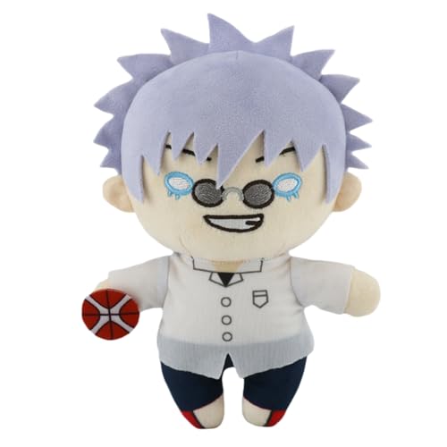 Flyshun Satoru Gojo Plüsch Sammelpuppe 20 Zentimeter Charakter Zimmer Dekor Cosplay Zubehör (Satoru Gojo 3) von Flyshun