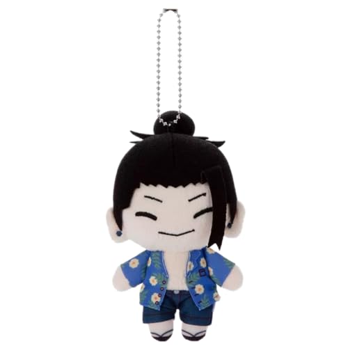 Flyshun Satoru Plüsch Sammelpuppe 12 Zentimeter Charakter Zimmer Dekor Cosplay Zubehör (Geto Suguru 3) von Flyshun