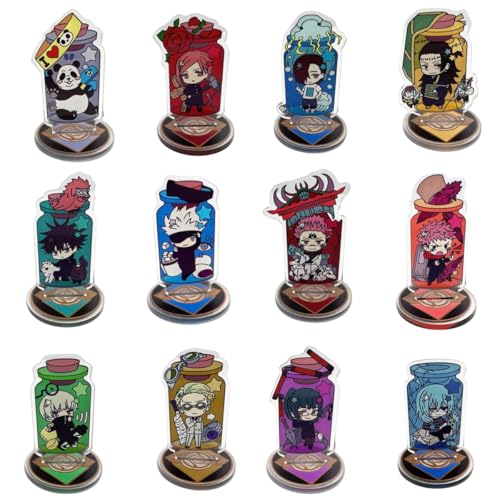 Flyshun Satoru Ryomen Sukuna Figur Acryl Stehend Spiel Charaktere 12 Stück Acryl Ornamente Stand Modell, Tisch Dekoration, Anime Sammlungen Peripherie Flyshun Satoru Ryomen Sukuna Figur Acryl Stehend Spiel Charaktere 12 Stück Acryl Ornamente Stand Modell, Tisch Dekoration, Anime Sammlungen Peripherie von Flyshun