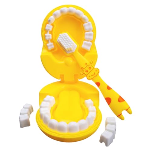 FmtwPhn 5 Set Spielzeug Zum Zähneputzen Für Kleinkinder, Zähne Putzen Spielzeug, Nettes Giraffen Früherziehungs Karikatur Zähneputzen Spielzeug, Giraffe Modell Der Zähne Spielzeug FmtwPhn 5 Set Spielzeug Zum Zähneputzen Für Kleinkinder, Zähne Putzen Spielzeug, Nettes Giraffen Früherziehungs Karikatur Zähneputzen Spielzeug, Giraffe Modell Der Zähne Spielzeug von FmtwPhn