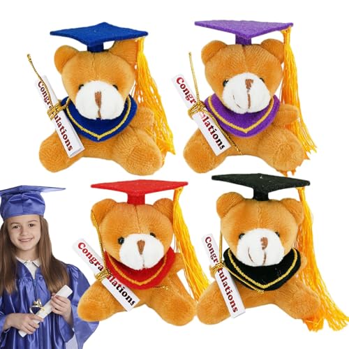 FmtwPhn Kuscheltiere ,1 Set Abschluss Stofftierpuppe | Plüschfigur Mit Aufhängbarer Hausschmuck Für Kindergarten Vorschule Grundschule Universität Freunde von FmtwPhn
