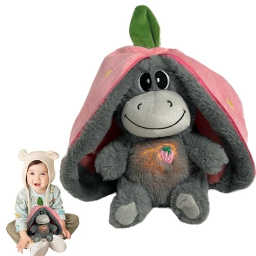 Atmendes Plüschtier – Cartoon-Plüschtier, Beruhigendes Kuscheltier | Obst-Esel-Plüschtier Mit Realistischer , Bewegungslichtern Und Musik, Beruhigendes Plüschtier Für Lernzwecke, 29,9 X 23,9 X 1 Atmendes Plüschtier – Cartoon-Plüschtier, Beruhigendes Kuscheltier | Obst-Esel-Plüschtier Mit Realistischer , Bewegungslichtern Und Musik, Beruhigendes Plüschtier Für Lernzwecke, 29,9 X 23,9 X 1 von Fmzrbnih
