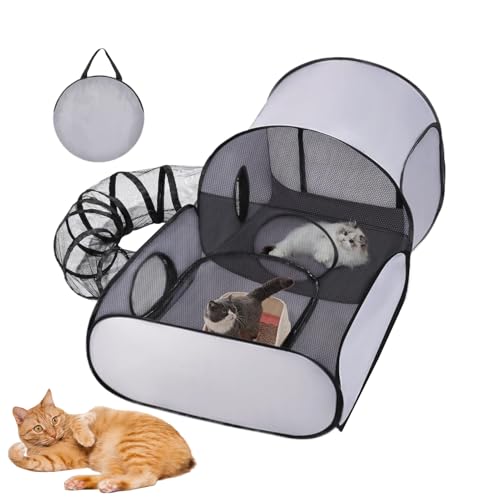Cat Playpen - Pet Tunnel, tragbares Hundegehäuse | Langlebig faltbares Spielhaus, interaktiver Übungsspielplatz, Outdoor -Reiseunterkunft für Kätzchenpuppenhasen, kleine Tieraktivitäten Hausgebrauch Cat Playpen - Pet Tunnel, tragbares Hundegehäuse | Langlebig faltbares Spielhaus, interaktiver Übungsspielplatz, Outdoor -Reiseunterkunft für Kätzchenpuppenhasen, kleine Tieraktivitäten Hausgebrauch von Fmzrbnih