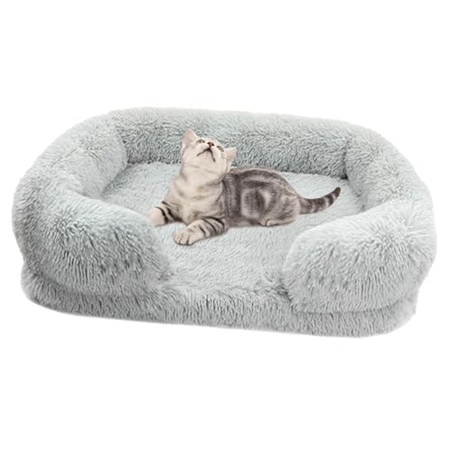 Flauschiges Hundebett – Couch-Haustierbett, Orthopädisches Gemütliches Hundebett | Bequemes, Beruhigendes Katzennest Mit Abnehmbarem, Waschbarem Bezug, Bequemer, Flauschiger Oberfläche, Rutschfester U Flauschiges Hundebett – Couch-Haustierbett, Orthopädisches Gemütliches Hundebett | Bequemes, Beruhigendes Katzennest Mit Abnehmbarem, Waschbarem Bezug, Bequemer, Flauschiger Oberfläche, Rutschfester U von Fmzrbnih