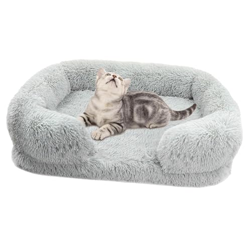 Flauschiges Hundebett – Couch-Haustierbett, Orthopädisches Gemütliches Hundebett | Bequemes, Beruhigendes Katzennest Mit Abnehmbarem, Waschbarem Bezug, Bequemer, Flauschiger Oberfläche, Rutschfester U Flauschiges Hundebett – Couch-Haustierbett, Orthopädisches Gemütliches Hundebett | Bequemes, Beruhigendes Katzennest Mit Abnehmbarem, Waschbarem Bezug, Bequemer, Flauschiger Oberfläche, Rutschfester U von Fmzrbnih