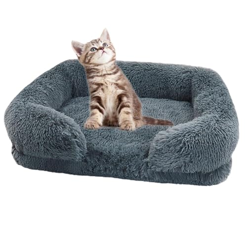 Flauschiges Hundebett – Couch-Haustierbett, Orthopädisches Gemütliches Hundebett | Bequemes, Beruhigendes Katzennest Mit Abnehmbarem, Waschbarem Bezug, Bequemer, Flauschiger Oberfläche, Rutschfester U Flauschiges Hundebett – Couch-Haustierbett, Orthopädisches Gemütliches Hundebett | Bequemes, Beruhigendes Katzennest Mit Abnehmbarem, Waschbarem Bezug, Bequemer, Flauschiger Oberfläche, Rutschfester U von Fmzrbnih