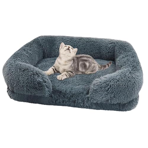 Flauschiges Hundebett – Couch-Haustierbett, Orthopädisches Gemütliches Hundebett | Bequemes, Beruhigendes Katzennest Mit Abnehmbarem, Waschbarem Bezug, Bequemer, Flauschiger Oberfläche, Rutschfester U Flauschiges Hundebett – Couch-Haustierbett, Orthopädisches Gemütliches Hundebett | Bequemes, Beruhigendes Katzennest Mit Abnehmbarem, Waschbarem Bezug, Bequemer, Flauschiger Oberfläche, Rutschfester U von Fmzrbnih