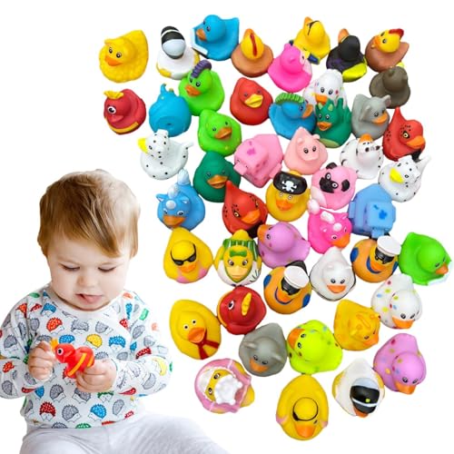 Kleine Enten – Bunte Schwimmenten Für Kinder, Badetiere In Großpackung | Umweltfreundliches Kleines Gummienten-Spielzeugset, Klassenzimmer-Preise, Pool-Dekoration, Sensorisches Spielzubehör Für Partys Kleine Enten – Bunte Schwimmenten Für Kinder, Badetiere In Großpackung | Umweltfreundliches Kleines Gummienten-Spielzeugset, Klassenzimmer-Preise, Pool-Dekoration, Sensorisches Spielzubehör Für Partys von Fmzrbnih