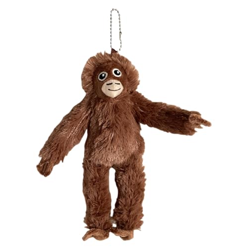 Orang -Utan Plüsch - Orang -Utan Kuschely Spielzeug, Lustige Plüsch -Gorilla - | Weiche Plüschtierhangverzierung, Mehrzweck -einzigartiger Plüsch -Tieranhänger Für Bag -Rucksack -Geldbörsen -Auto von Fmzrbnih