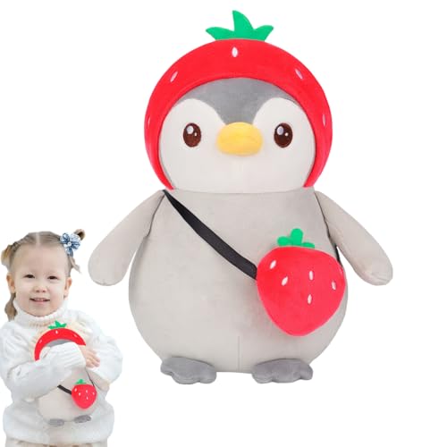 Pinguin-Plüschtier – Niedliches Plüschtier, Pinguin-Schlafkissen Zum Umarmen | Hautfreundliches Kuscheltier, Pinguin-Plüschpuppe, Pinguin-Schlafspielzeug Für Schlafzimmer Und Wohnzimmer (17,9 X 12,0 X von Fmzrbnih
