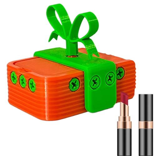 Präsentiert Streichboxen - Creative Puzzle Box, Einzigartige Überraschung Giffts Case, Mehrzweckfun 3D -gedruckter Container | Tragbarer Trick -Schmuckhalter, Toy Storage Gag Present Box Für Geburtsta von Fmzrbnih