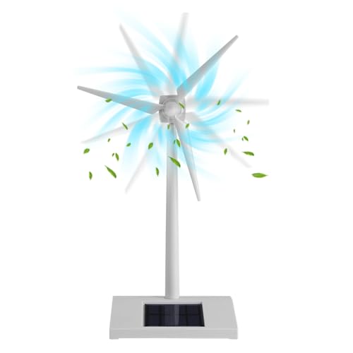 Solar Windmill Toy - 14x9x26cm Pinwheel -Modell, ABS -Lehrwerkzeug, Dekorativer Spinner Mit Solarantriebsbewegung | Interaktiver Bildungsschmuck Für Wohnzimmer Im Klassenzimmer Und Rasenterrasse Im Fr von Fmzrbnih