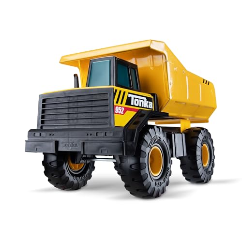 Steel Classics Riesen-Muldenkipper, Tonka, Konstruktionsspielzeug, Spielzeugfahrzeug für kreatives Spielen, großer Muldenkipper, Geschenk für Jungen und Mädchen, für Kinder ab 3 Jahren Steel Classics Riesen-Muldenkipper, Tonka, Konstruktionsspielzeug, Spielzeugfahrzeug für kreatives Spielen, großer Muldenkipper, Geschenk für Jungen und Mädchen, für Kinder ab 3 Jahren von Tonka