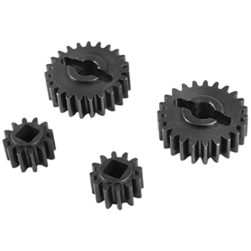 Fnialtyoy 4 Stück AR45 F9 Portal Achsen Portal Gear Set 23T/12T für Axial SCX10 III Capra 1/10 RC Crawler Auto Upgrade-Teile Zubehör von Fnialtyoy