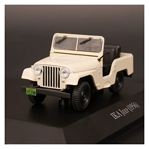 Motorfahrzeuge Replika Auto 1/43 Simulation Für IKA Jeep 1956 Diecast Alloy Offroad Car Model Adult Collection Ornament Souvenir Originalgetreue Nachbildung von FoRes