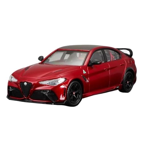 Motorfahrzeuge Replika Auto 1:43 Für Alfa Romeo Giulia GTAm Legierung Sport Auto Modell Miniatur Maßstab Fahrzeug Hohe Simulation Zurückziehen Auto Originalgetreue Nachbildung (Color : Red) von FoRes