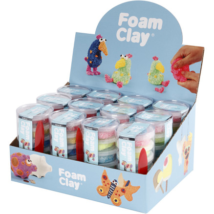 Foam Clay® , Glitter-Farben, Metallic-Farben, 12 Set/ 1 Pck von Foam Clay
