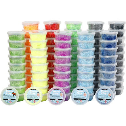 Foam Clay® , Sortierte Farben, 10x10 Dose/ 1 Pck von Foam Clay