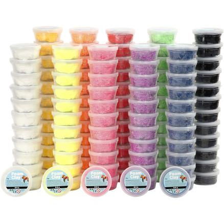 Foam Clay® , Sortierte Farben, 10x12 Dose/ 1 Pck von Foam Clay