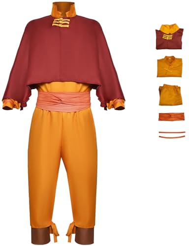 Foanja Aang Kostüm Herren Verkleidung Avatar Aang Kung Fu Komplett Uniform Anzug für Dress up Halloween Karneval Geburtstag Party Maskerade Fancy Costume Foanja Aang Kostüm Herren Verkleidung Avatar Aang Kung Fu Komplett Uniform Anzug für Dress up Halloween Karneval Geburtstag Party Maskerade Fancy Costume von Foanja