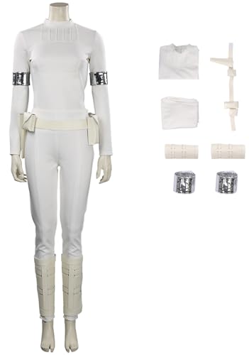 Foanja Amidala Cosplay Kostüm Damen Verkleidung Planet Krieg Königin Padmé Amidala Kampf Komplett Uniform mit Zubehör für Dress up Halloween Karneval Geburtstag Party Maskerade Fancy Costume Foanja Amidala Cosplay Kostüm Damen Verkleidung Planet Krieg Königin Padmé Amidala Kampf Komplett Uniform mit Zubehör für Dress up Halloween Karneval Geburtstag Party Maskerade Fancy Costume von Foanja