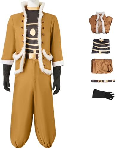 Foanja Hawks Kostüm Herren Verkleidung Anime My Hero Academia Hawks Uniform Jacke und Top Hose Gürtel mit Handschuhe für Dress up Halloween Karneval Geburtstag Party Maskerade Fancy Costume von Foanja