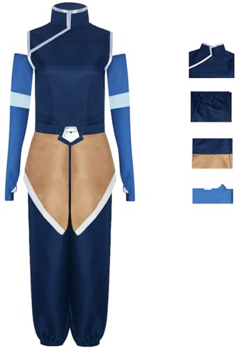Foanja Korra Kostüm Damen Verkleidung Avatar Korra Kung Fu Komplett Uniform Anuzg für Halloween Karneval Geburtstag Party Maskerade Fancy Costume Foanja Korra Kostüm Damen Verkleidung Avatar Korra Kung Fu Komplett Uniform Anuzg für Halloween Karneval Geburtstag Party Maskerade Fancy Costume von Foanja