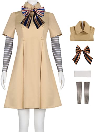 Foanja Megan Kostüm Damen Cosplay Intelligenz Roboter Puppen Megan Anzug Kleid mit Fliege Handhülse und Socken für Halloween Karneval Geburtstag Party Maskerade Fancy Verkleidung Costume Foanja Megan Kostüm Damen Cosplay Intelligenz Roboter Puppen Megan Anzug Kleid mit Fliege Handhülse und Socken für Halloween Karneval Geburtstag Party Maskerade Fancy Verkleidung Costume von Foanja