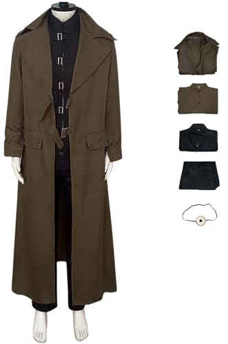 Foanja Moody Cosplay Kostüm Herren Verkleidung Zauberer Mad-Eye Alastor Moody Komplett Uniform mit Brillen für Halloween Karneval Geburtstag Party Maskerade Fancy Costume Foanja Moody Cosplay Kostüm Herren Verkleidung Zauberer Mad-Eye Alastor Moody Komplett Uniform mit Brillen für Halloween Karneval Geburtstag Party Maskerade Fancy Costume von Foanja