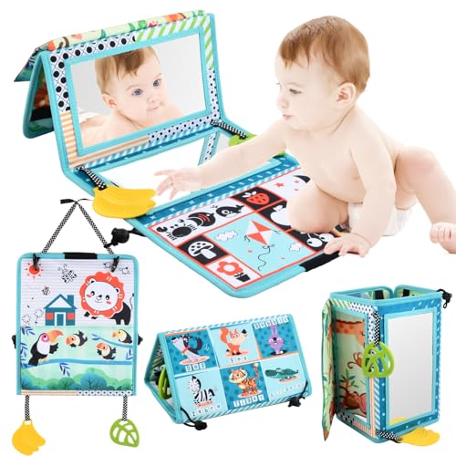Focenat Baby Spiegel,Baby Spiegel Spielzeug,Bauchlage Spielzeug Baby,Knisterbuch Baby,Baby Spiegel Spielzeug mit Knisterbuch,Baby Lernspielzeug mit Stoffbuch,Ideal als Fühlbuch für Neugeborene Focenat Baby Spiegel,Baby Spiegel Spielzeug,Bauchlage Spielzeug Baby,Knisterbuch Baby,Baby Spiegel Spielzeug mit Knisterbuch,Baby Lernspielzeug mit Stoffbuch,Ideal als Fühlbuch für Neugeborene von Focenat