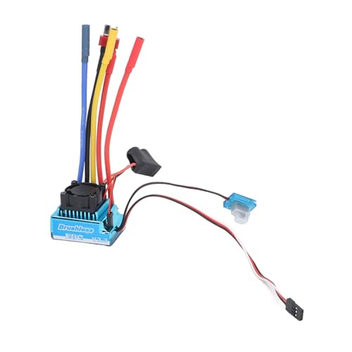 Focket 80A Bürstenloser ESC, wasserdichte Staubdichtere Elektronische Geschwindigkeitsregler für 1/10 RC -Autoboot mit Proportionaler Bremsstromregulierung und Einem klick -Setup Focket 80A Bürstenloser ESC, wasserdichte Staubdichtere Elektronische Geschwindigkeitsregler für 1/10 RC -Autoboot mit Proportionaler Bremsstromregulierung und Einem klick -Setup von Focket