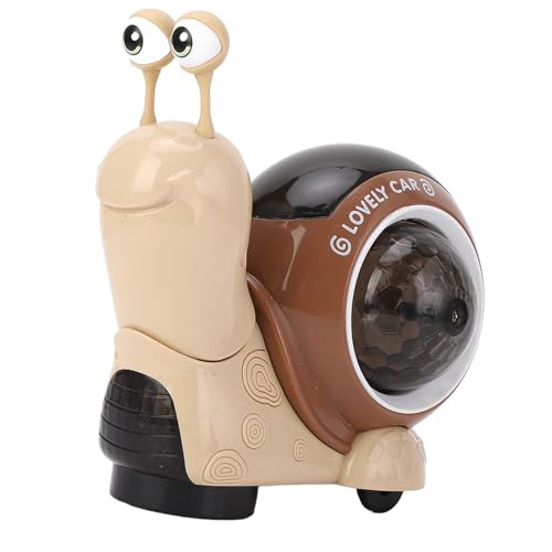 Focket Baby Musical Crawling Toy, Interaktives Schneckenspielzeug mit Projektionslicht für Säuglinge, Frühes Lernen von Bildungsspielzeug für Zuhause (Fleischschnecke) von Focket