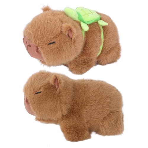 Focket Capybara Plüsch, weicher Plüsch Stoff hohe Elastizität PP Baumwolle Füllung Capybara Autozubehör Lebendige und liebevolle Capybara Auto Dekoration für Armaturenbrett, Lenkrad von Focket