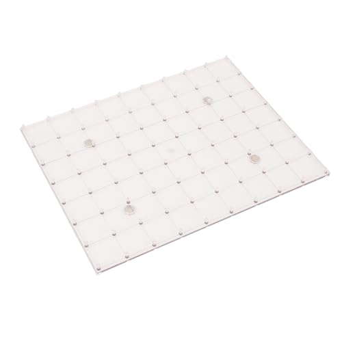 Focket Gummiband Peg Board, GeoBoard Geometry Board mit 80 PEGS 20 Gummibändern für Klassenzimmer Home Lernformen Muster Motorische Fähigkeiten von Focket
