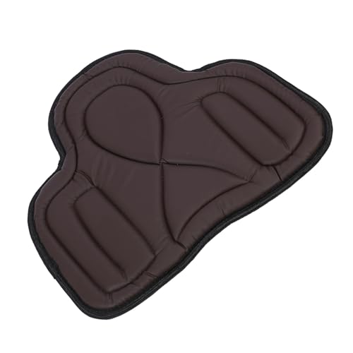 Focket Horse Sattelpolster, Verdickte PU -Leder -Sattelpolster mit Guter Atmungsaktivität für Reitkomfort für Reiter (Brown) von Focket