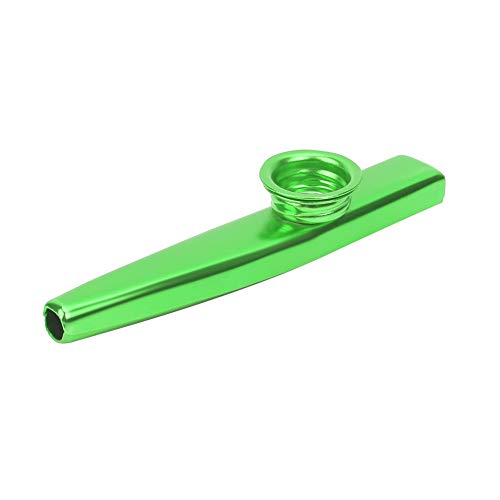 Focket Mini Aluminium -Legierung Kazoo Ukulele -Gitarrenpartner Easy Learn Instrument für Reisen Camping (GREEN) von Focket
