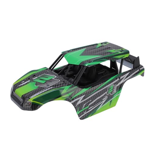 Focket RC-Car-Karosserieabdeckung, Ersatz-Karosserie für RC-Cars im Maßstab 1:18, leichte Ersatzteile für ferngesteuerte Autos, RC-Car-Zubehör (Green) von Focket