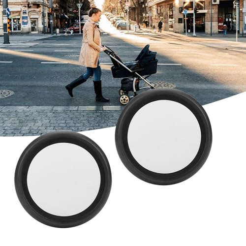 Focket Yoyavovo Kinderwagen -Rad -Ersatz mit 360 Grad Rotation Naturkautschuk, Vorder und Hinterräder, EIN Praktisches Werkzeug, Passt die Meisten Kinderwagenmarken an (#2) von Focket