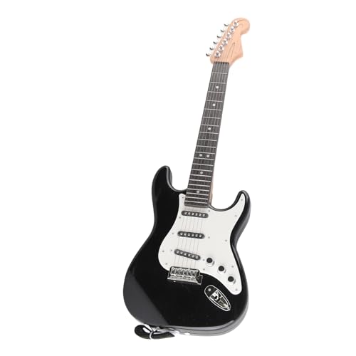 Kids E -Gitarrenspielzeug, Childrens Mini -Gitarren -Musikinstrument mit Musik Wiedergabe Akkordmodus Leicht Tragbar für Jungen Mädchen (Black) von Focket