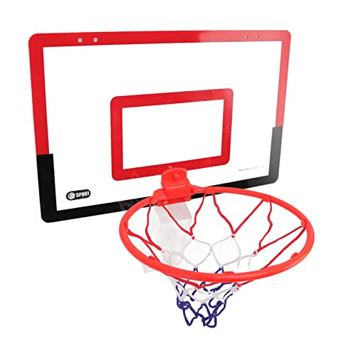 Mini-Basketballkorb-Set, Indoor-Mini-Basketballkorb-Set für mit 4 Bällen, Über der Tür Basketballkorb-Set mit Ball und Pumpe, Basketball-Spiel-Geschenke für Jungen von Focket