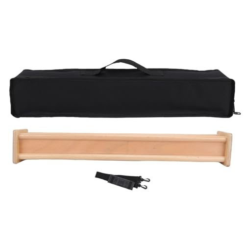 Birch Wood Regenstickinstrument für Yoga -Meditation Live -Performance, Haltbarkeit und Resonantes Klang, Eindringliches Erlebnis mit Tragetasche und Schultergurt, Simulierter von Fockety